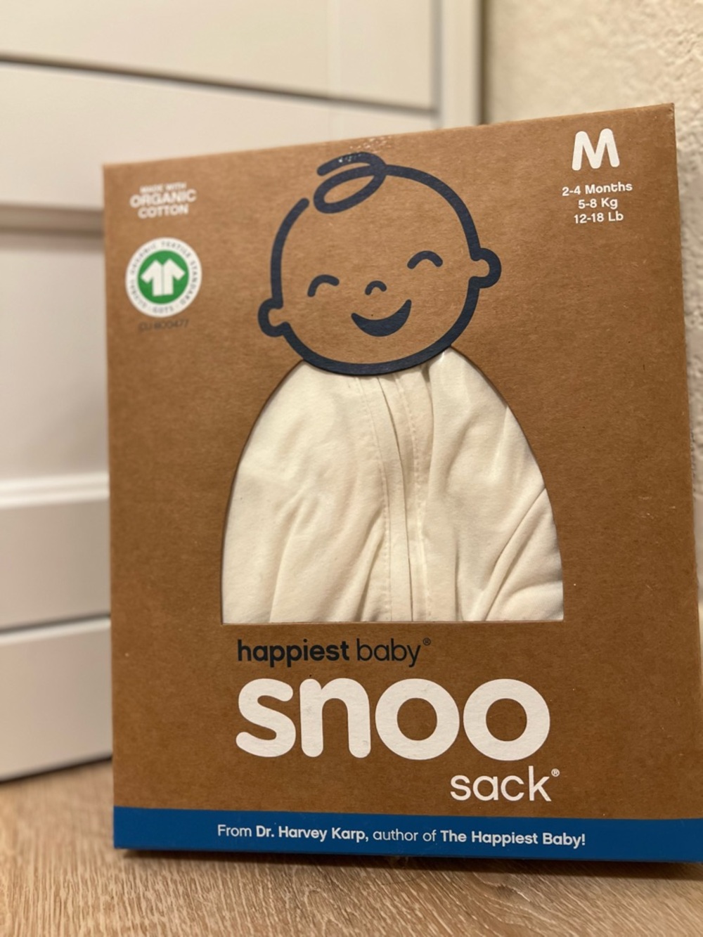 happiest baby Snoo Sack Baby Sleep Bag in Cream (M)